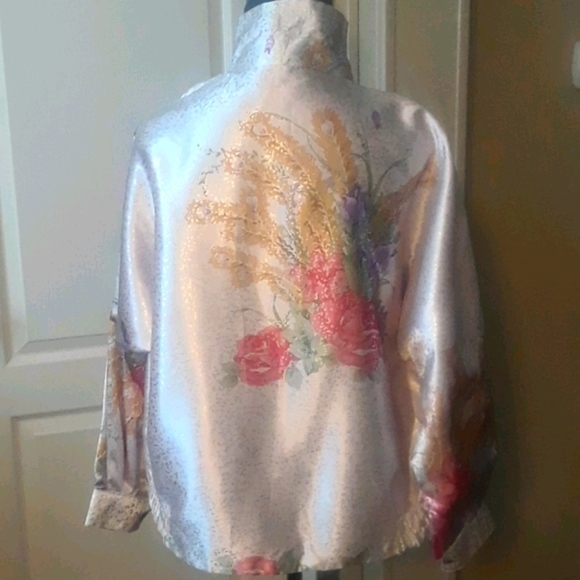 JUST Josephine Reversible Satin Jacket One Size ( S,M,L) - Picture 4 of 11